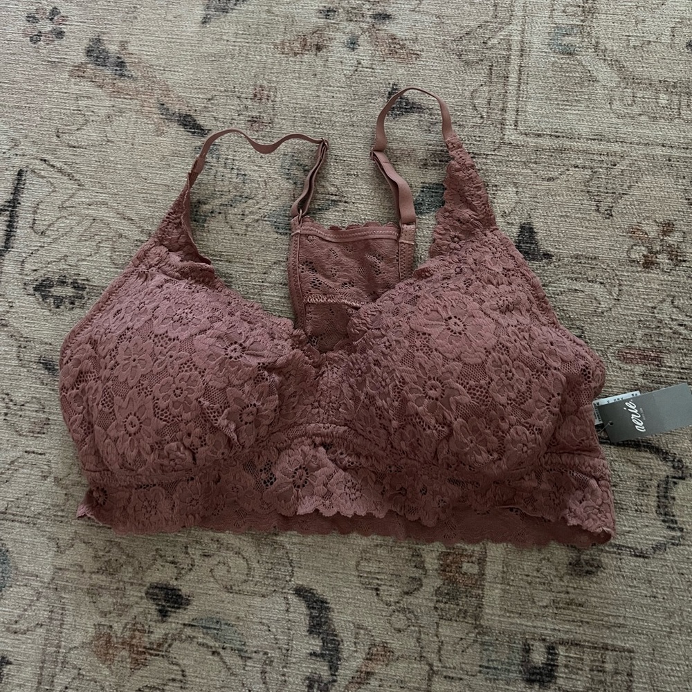 Aerie lace bralette. New with tags. Size large.